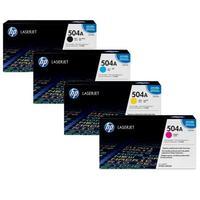 1 Full Set of HP CE250A and 1 x Colour Set CE251/2/3C/M/Y (Original) Toner Cartridges