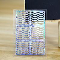 1 sheet Mixed Sliver Metallic Design Nail Art Decal Hollow Sticker 3D Decoration STZ-K5/6/7/8/9/10 STZ-K(1-24)