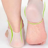 1 Pair Delicate Silicone Moisturizing Gel Heel Socks Like Cracked Foot Skin Care Protector
