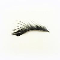 1 pairs black high class fiber false eyelashes