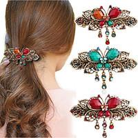 1 Pcs Classical Cross Clip Clip Hairpin Headdress The Butterfly Hairpin Restoring Ancient Ways