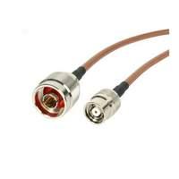 1 Ft N Male To Rp-tnc Wireless Antenna Adapter Cable - M/m
