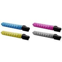 1 Full Set of Ricoh 841460 Black and 1 x Colour Set 841459/57 (Remanufactured) Toner Cartridges
