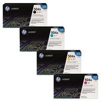 1 Full Set of HP CE250X and 1 x Colour Set CE251-3C/Y (Original) Toner Cartridges