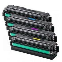 1 Full Set of Samsung CLT-K505L and 1 x Colour Set CLT-C/Y505L Compatible Toner Cartridges