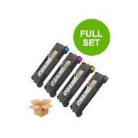 1 Full Set of Tally 43799 Black and 1 x Colour Set 43796/98 (Remanufactured) Toner