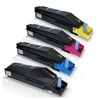 1 Full Set of Utax PK-5011K Black and 1 x Colour Set PK-5011C/M/Y Remanufactured Toner Cartridges