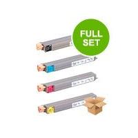 1 Full Set of Xerox 106R01080 Black and 1 x Colour Set 106R01077-9 (Remanufactured) Toner Cartridge