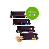 1 Full Set of Xerox 106R00684 Black and 1 x Colour Set 106R00680-2 (Remanufactured) Toner Cartridges