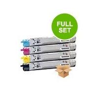 1 Full Set of Xerox 106R01217 Black and 1 x Colour Set 106R01214/5/6C/M/Y (Remanufactured) Toner Car