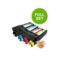 1 Full Set of Xerox 106R01455 Black and 1 x Colour Set 106R01452/3/4C/M/Y (Remanufactured) Toner Car