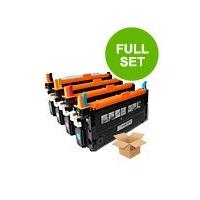 1 Full Set of Xerox 113R00726 Black and 1 x Colour Set 113R00723/4/5C/M/Y (Remanufactured) Toner Car