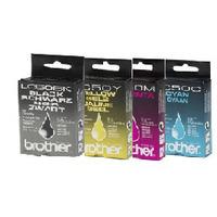 1 full set of brother lc50bk and 1 x colour set lc50cmy original ink c ...