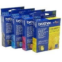 1 full set of brother lc1100hybk and 1 x colour set lc1100hyy original ...