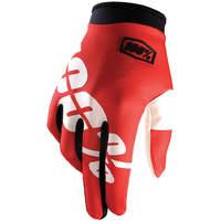 100 percent itrack glove fire red