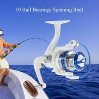 10BB Ball Bearings Fishing Reel Spinning Reel Fishing Tackle Left/Right Interchangeable Collapsible Handle