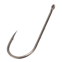 10pcs high carbon steel fishing hooks with barb and tiny hole