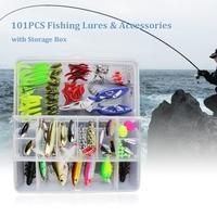 101PCS Fishing Lures Kit Set with Storage Box