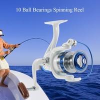 10BB Ball Bearings Fishing Reel Spinning Reel Fishing Tackle Left/Right Interchangeable Collapsible Handle