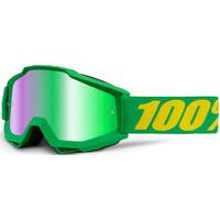 100 Percent Accuri Mirrored Lens Goggles Forest