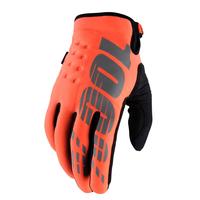 100 percent brisker glove orange