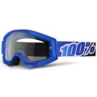 100 Percent Strata Clear Goggles Blue Lagoon