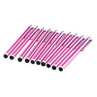 10 Pieces Packed Clip on Rose Stylus Touch Screen Pen for iPad and Others