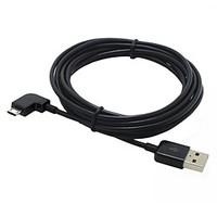 10FT 3M Left Angled Micro USB 2.0 to USB 2.0 Data Sync Charger Cable Cord