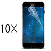 [10-Pack]Professional High Transparency LCD Crystal Clear Screen Protector with Cleaning Cloth for iPhone 6/6S