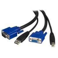 10 ft 2-in-1 Universal USB KVM Cable