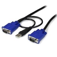 10 ft 2-in-1 Ultra Thin USB KVM Cable