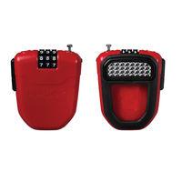 100cm Red Hiplok Fx Wearable Combination Lock