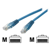 10ft Blue Molded Cat5e UTP Patch Cable