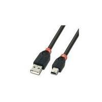 10m USB 2.0 Cable, Type A to mini B, Black