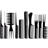 10-Piece Comb Set, Plastic