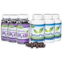 100% Pure Acai Berry Detox Combo Pack 3 Month Supply