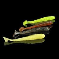 10pcs Fishing Lure Swimbaits 7cm/1.8g Soft Bait Worm 10pcs/pack (Random Color)