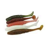 10cm/8g Soft Bait Fishing Lures Soft Bait with Salt 6pcs/bag Color Random