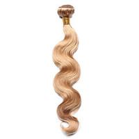 100g/pc Body Wave Human Hair 10-18Inch Strawberry Blonde Color Human Hair Weaves