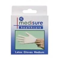 10 Pack Medium Medisure Latex Gloves