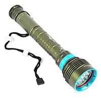 10000LM 7x XM-L2 LED Scuba Diving Flashlight Torch Underwater 200m Bare Machine