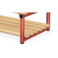 1000MM BASE SHELF ASH SLATS DOUBLE SIDED