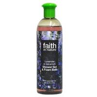 (10 PACK) - Faith in Nature - Lavender & Geranium Shower Gel | 400ml | 10 PACK BUNDLE