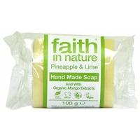 10 pack faith in nature pineapple lime soap 100g 10 pack bundle