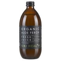 (10 Pack) - Kiki Organic Aloe Ferox Juice | 500ml | 10 Pack - Super Saver - Save Money
