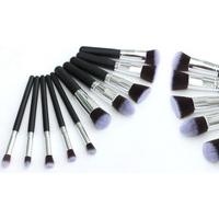 10pc Kabuki Makeup Brush Set