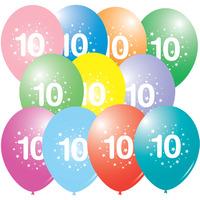 10 Birthday Balloons For Air Or Helium 11\