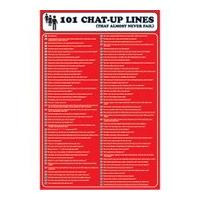 101 Chat Up Lines - 24 x 36 Inches Maxi Poster