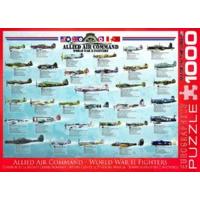 1000 Piece Allied Air Command World War Ii Fighters Puzzle