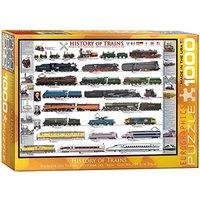 1000 Piece History Of Trains Puzzle